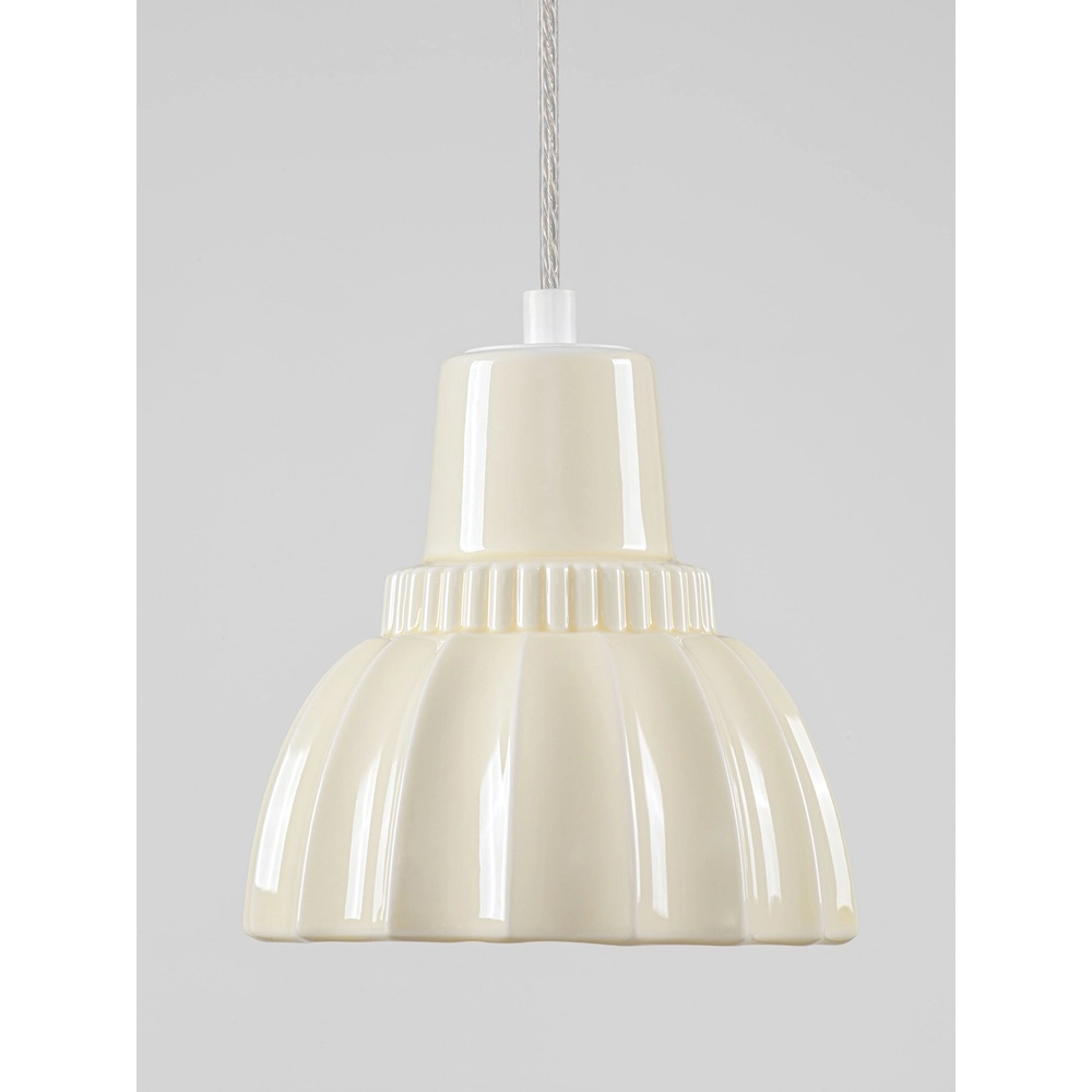 Pendant lamp Picco white with cream Lyora 5212017495402