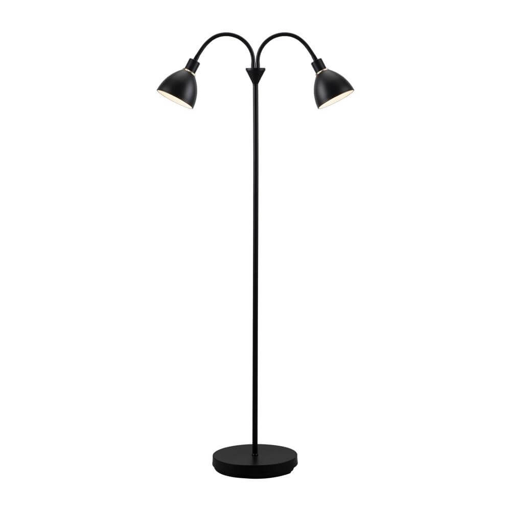 Floor lamp Ray 2-light black