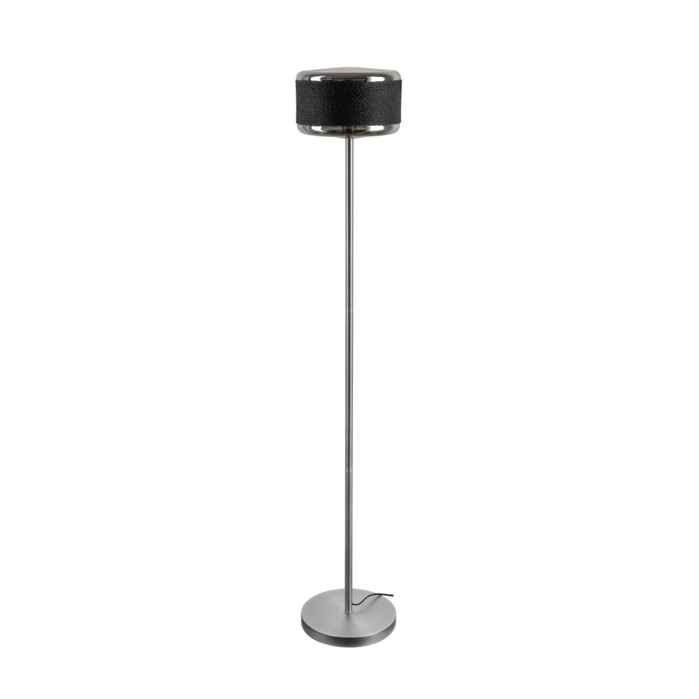 Floor lamp Pantilo Rope 27 silver Ø 27.5cm SLV 4024163318174