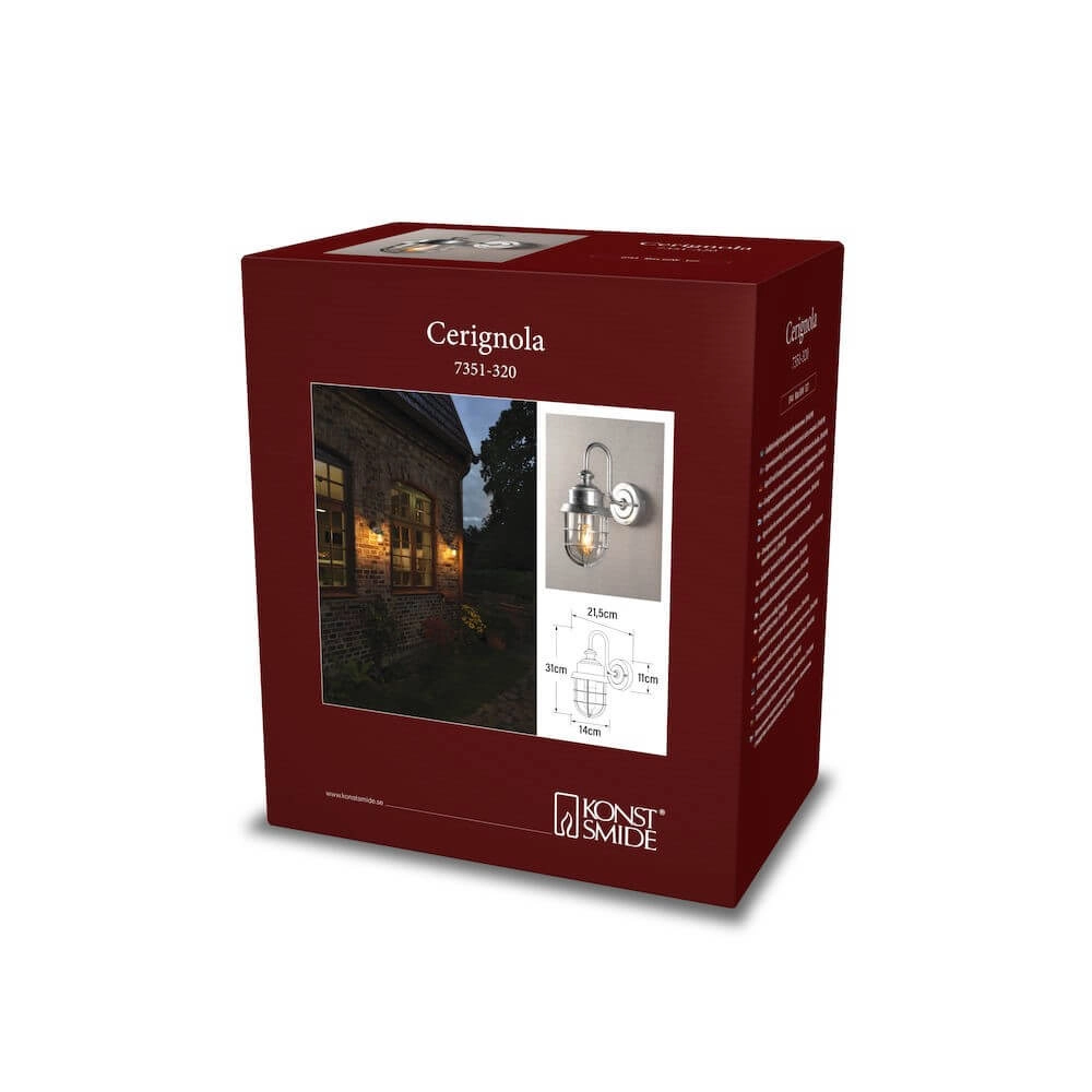 Zinc outdoor lamp Cerignola KonstSmide 7318307351323