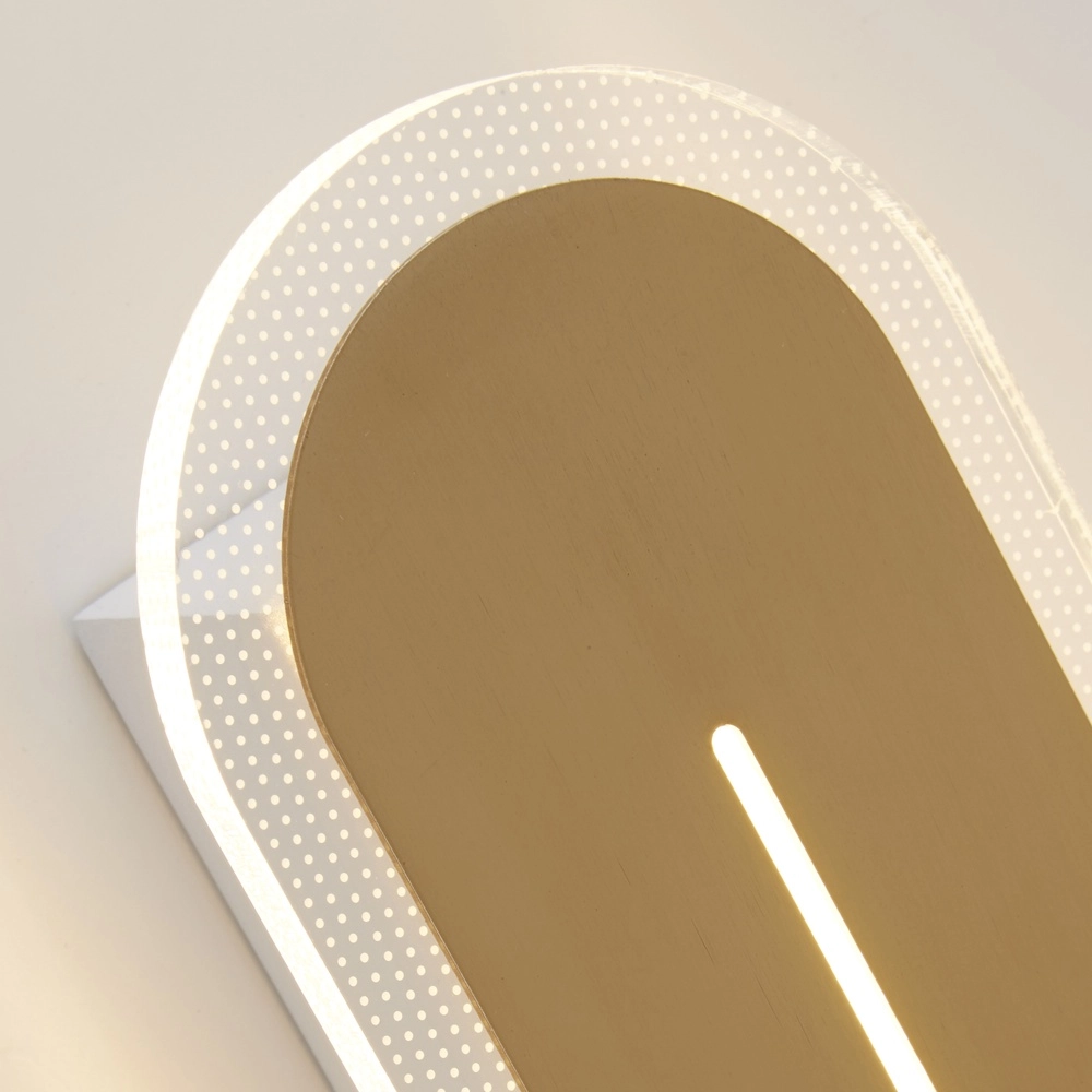 Gold wall lamp Couper 42cm Searchlight 5053423302423