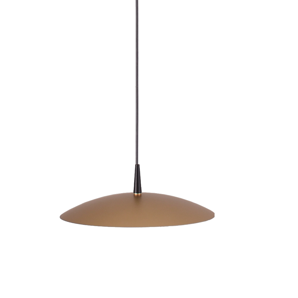 3-light pendant lamp Scala 130cm black with gold Ø 25cm Masterlight 8718121296500