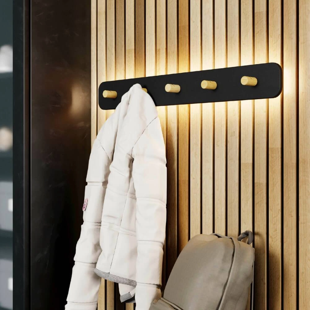 Wall lamp Civitate with coat rack Eglo 9002759995966