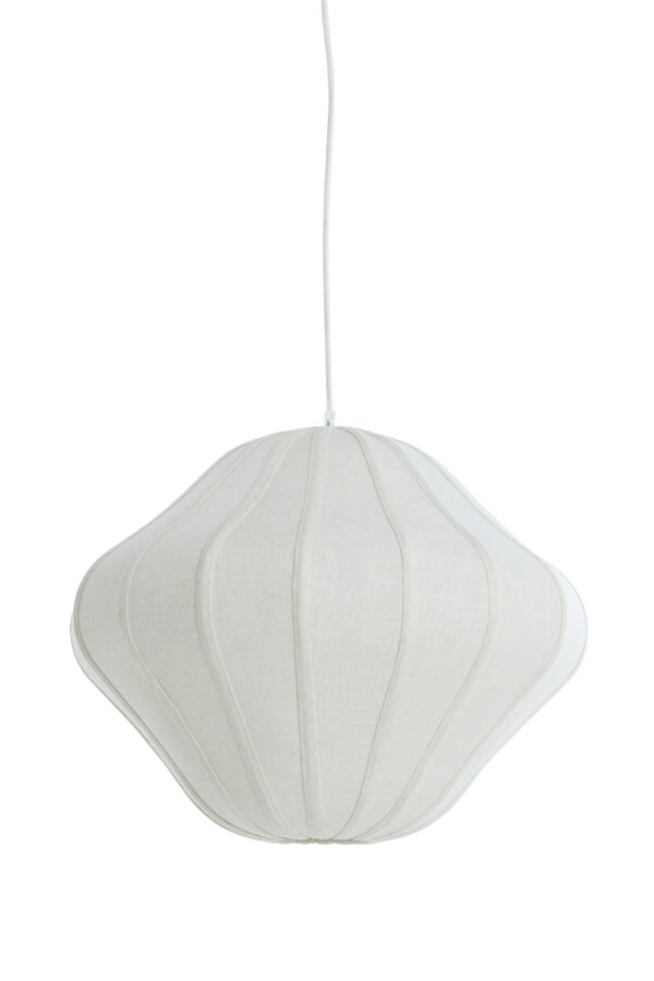 White pendant lamp Sukau Ø 50cm Light & Living 8717807763749