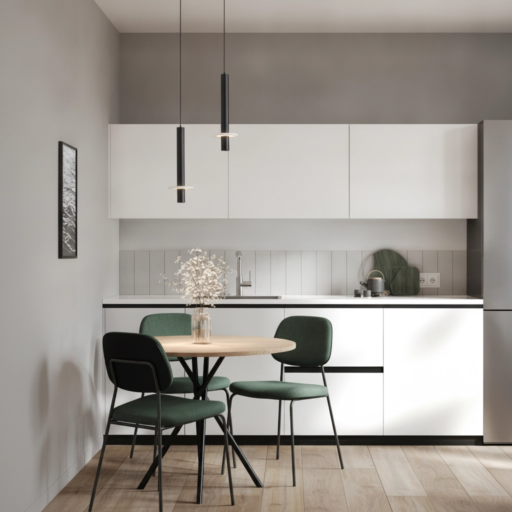 Design pendant lamp Noemi black with white Ø 11cm