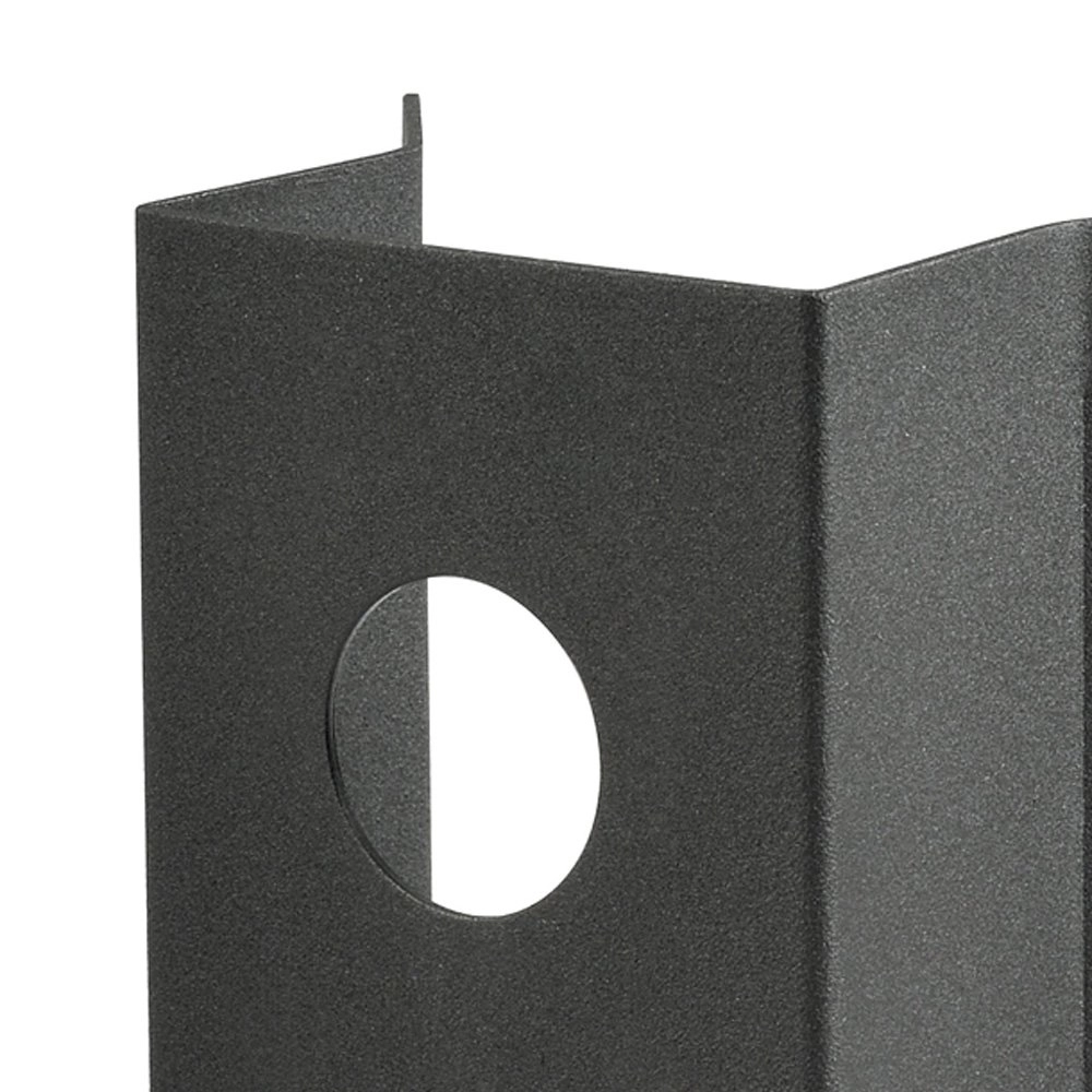 Mounting corner bracket Wall Corner Straight black KonstSmide 7318304487506
