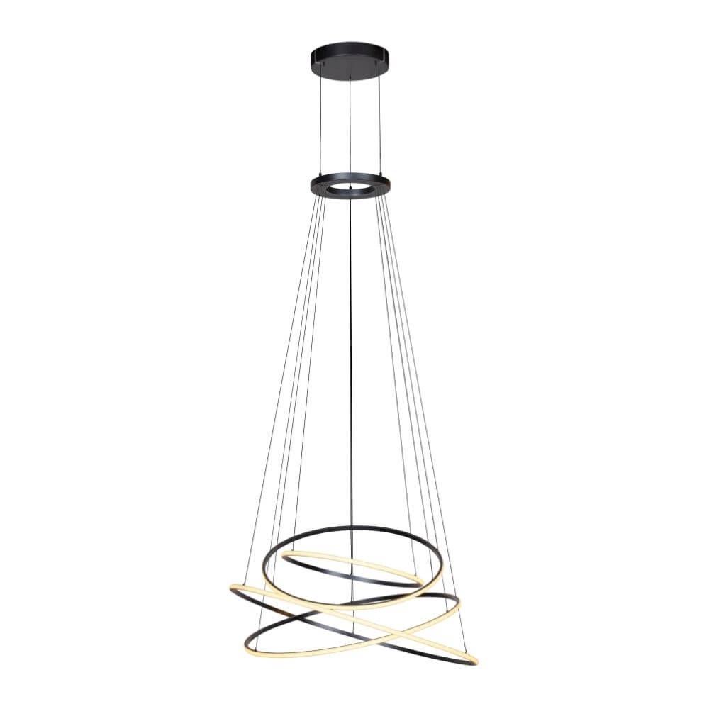 Design hanging lamp Pure E-Flying Rings gray Paul Neuhaus 4012248384466
