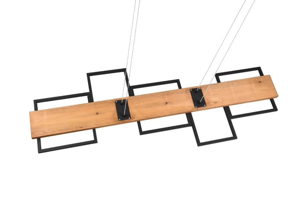 Wooden led pendant light Harper Trio 4017807524963
