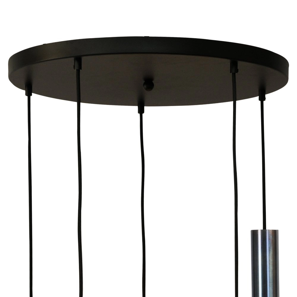 Hanging lamp Run 5-light gunmetal cylinders Masterlight 8718121216454