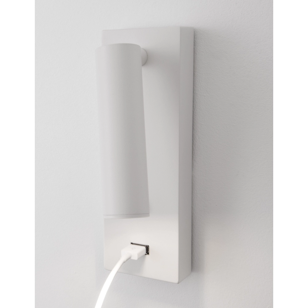 Bedside lamp Fuse White with USB Lyora 5212017423702