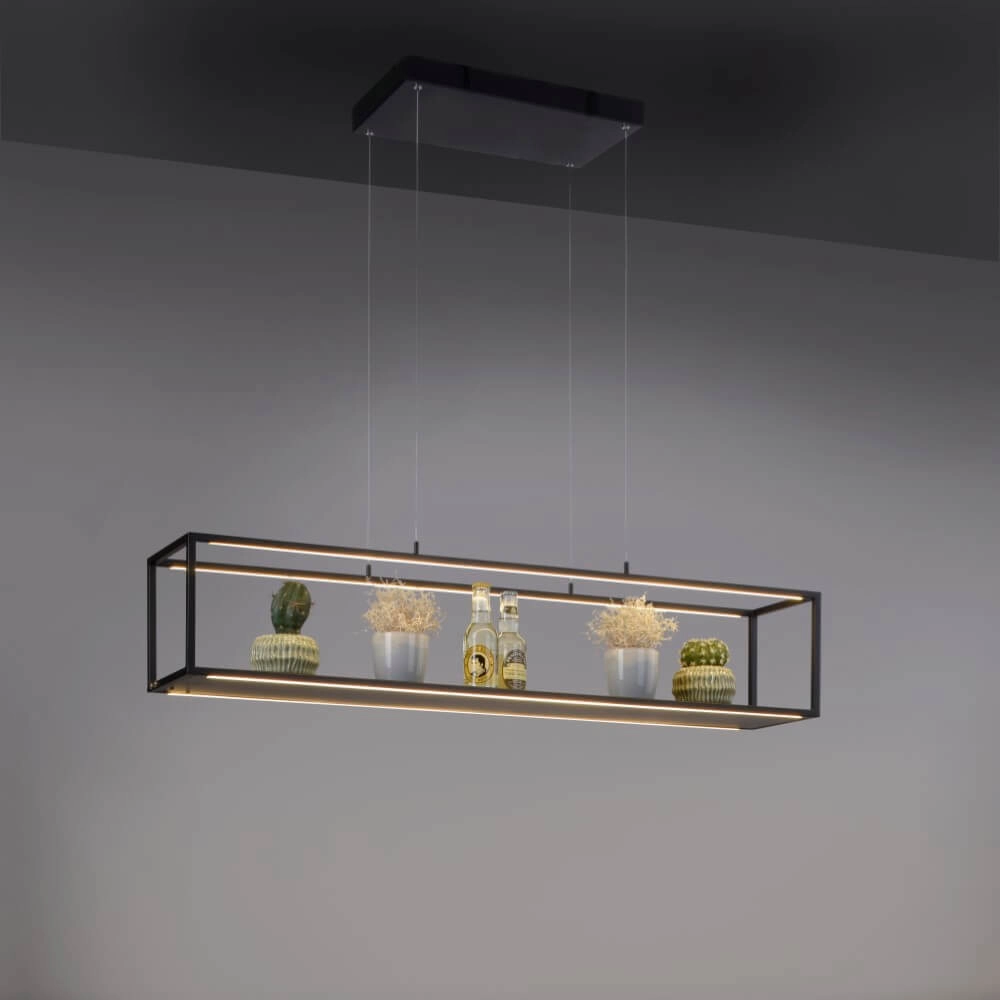Design pendant lamp Conni rectangular Paul Neuhaus 4012248360996