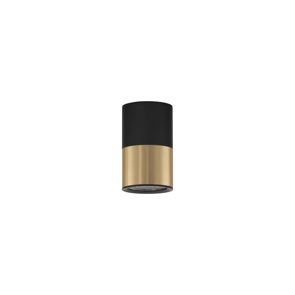 Ceiling spotlight Picto 10cm black with gold Lyora 5212017430359