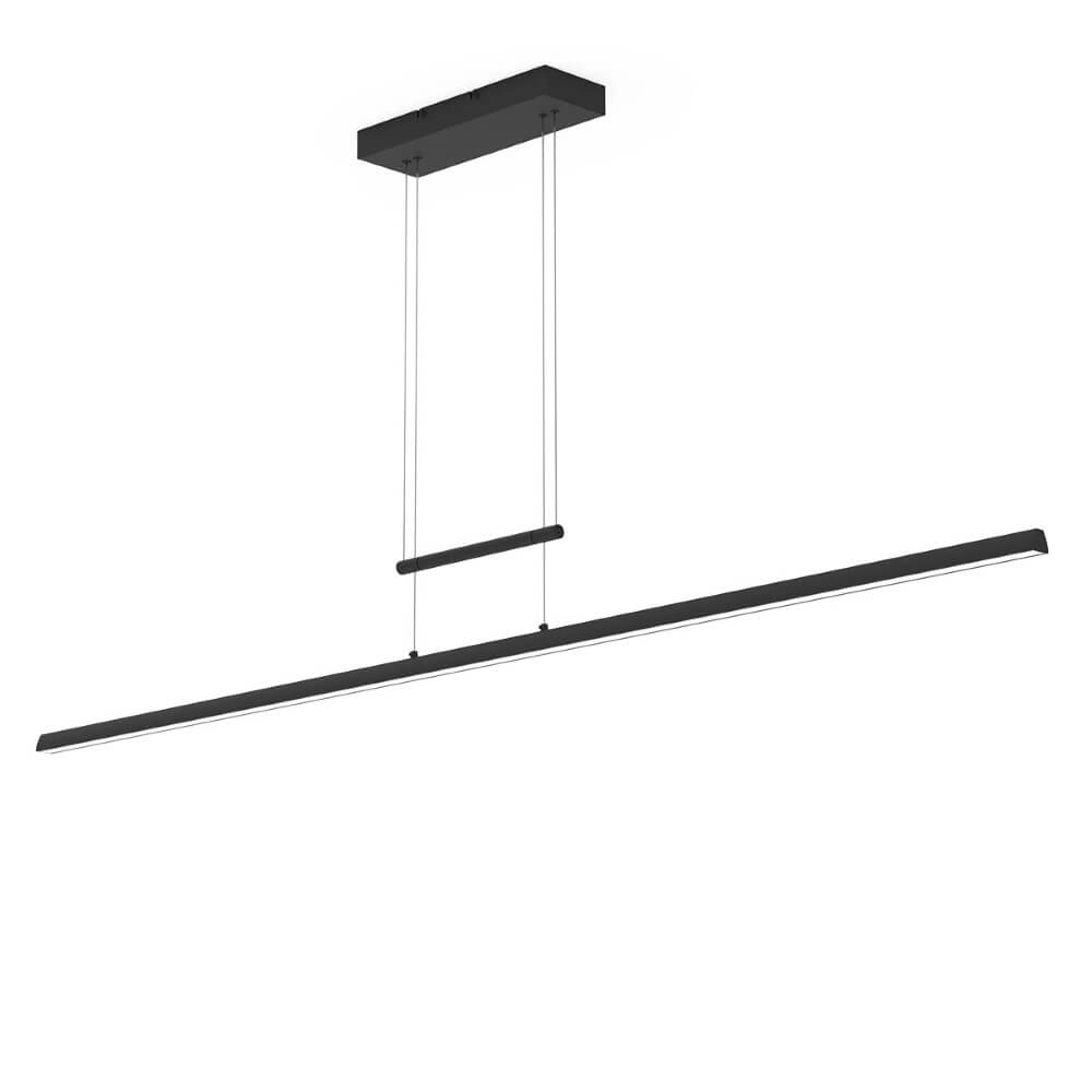Long pendant lamp Profilo black