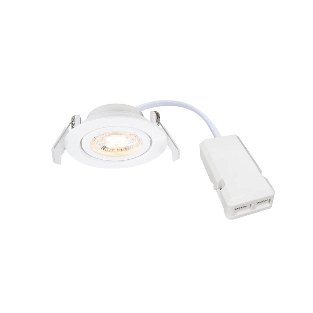 White recessed spotlight Monolo Ø 8.2cm