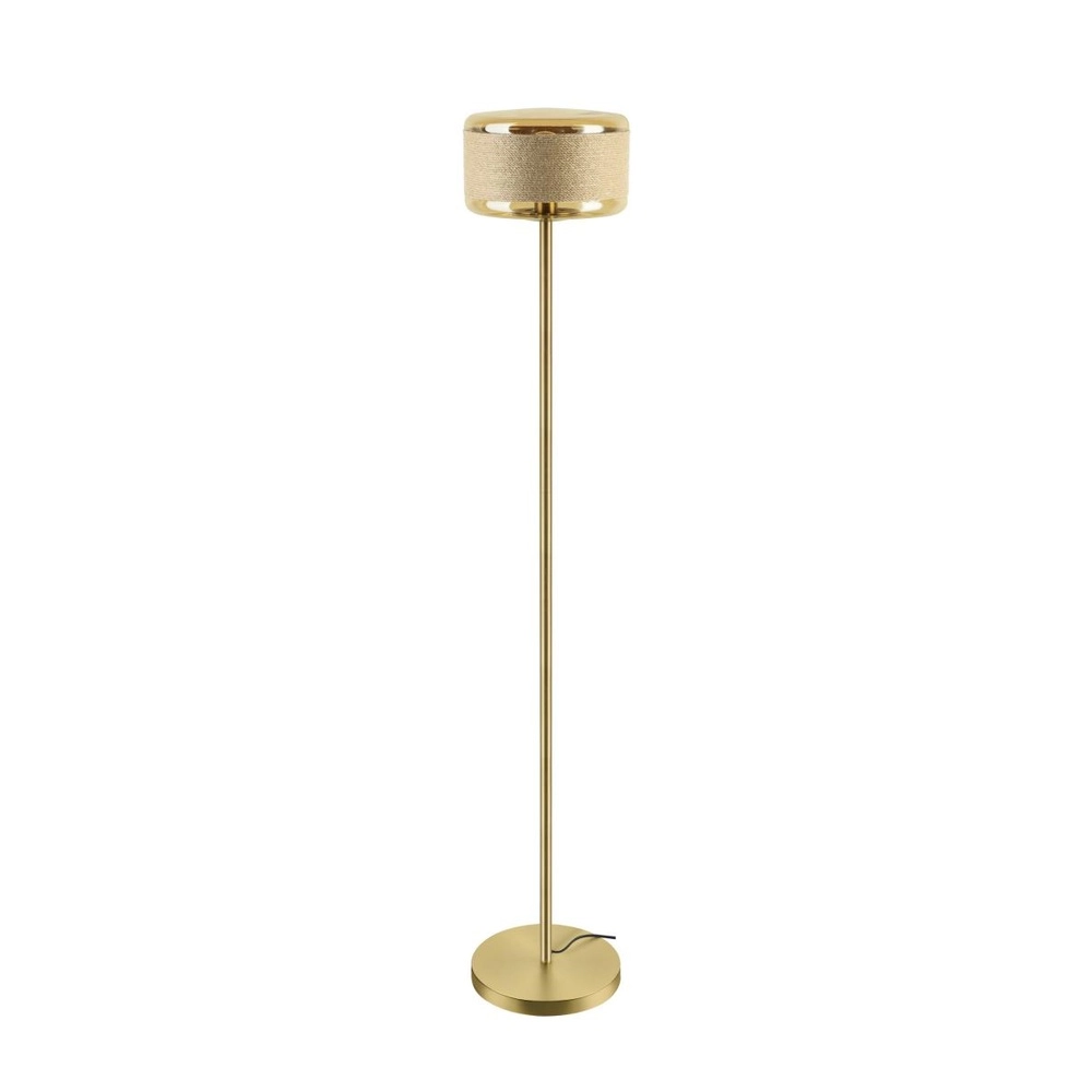 Floor lamp Pantilo Rope 27 gold Ø 27.5cm SLV 4024163318181