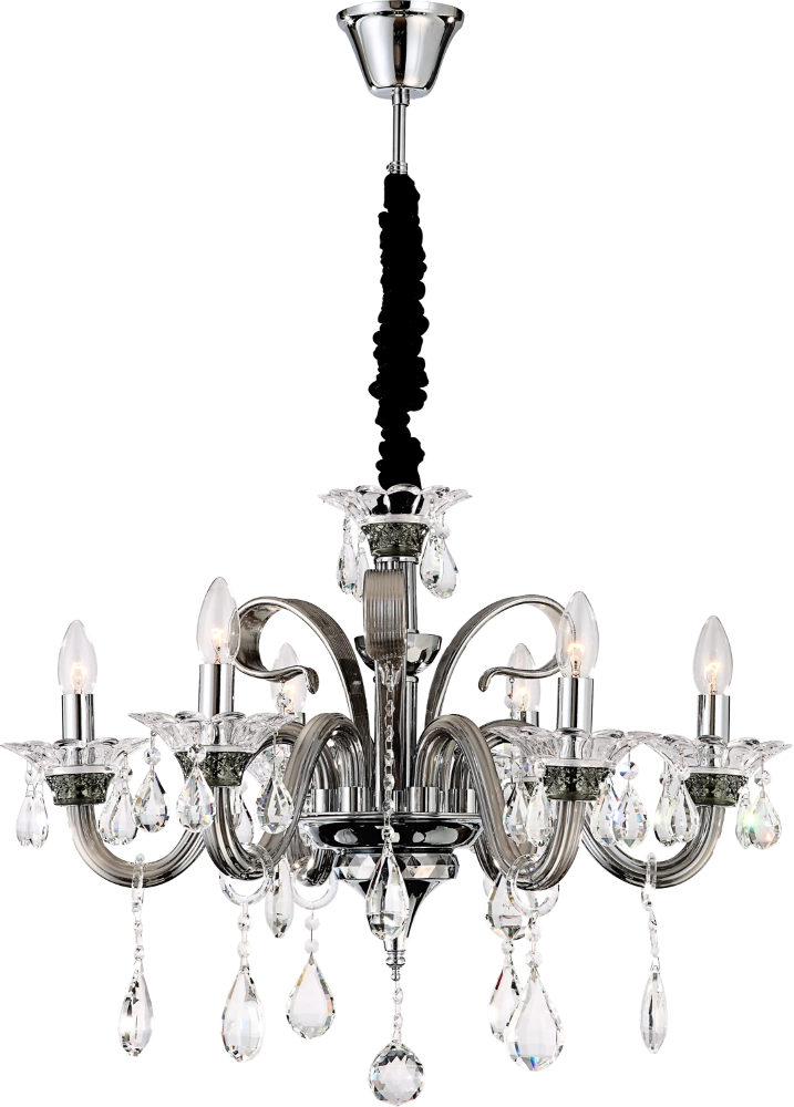 Classic chandelier Dunja chrome