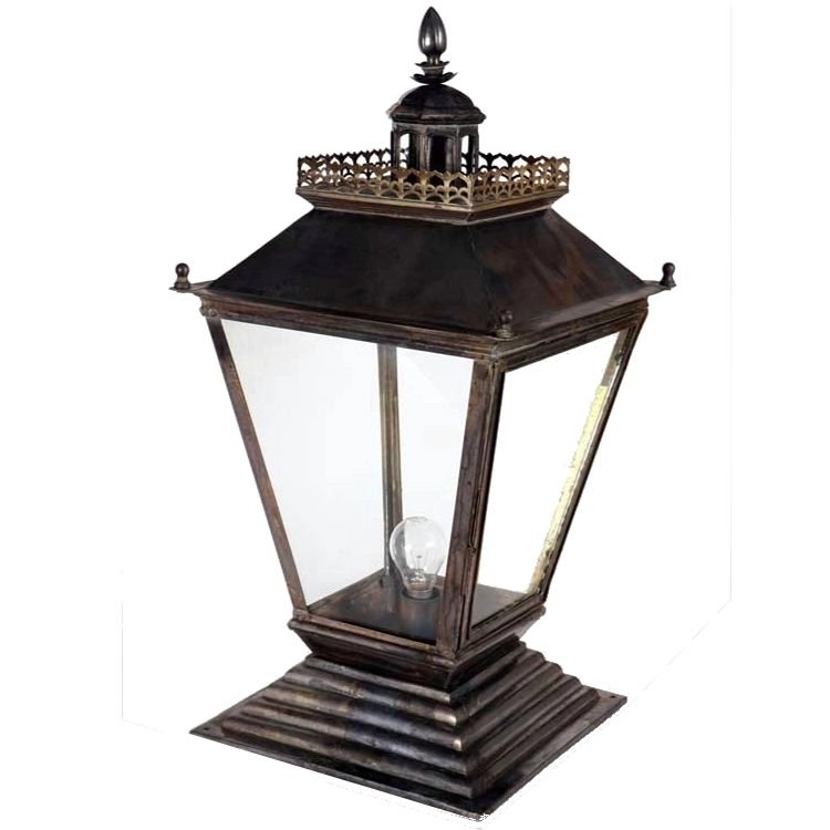 Country outdoor lamp Medium Chateau Gate handmade - antique copper (ant)