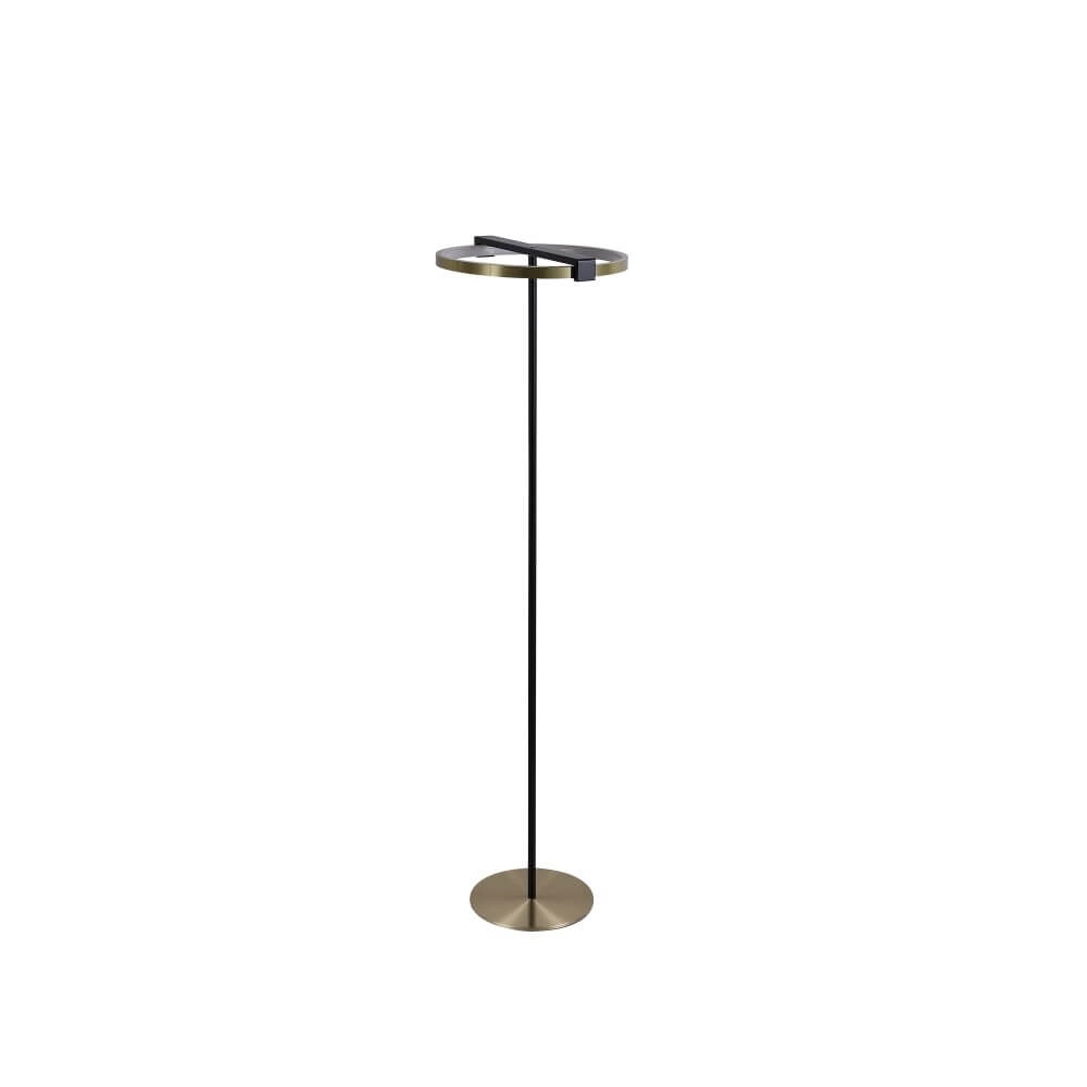 Floor lamp Aerial Black and gold Searchlight 5053423274416