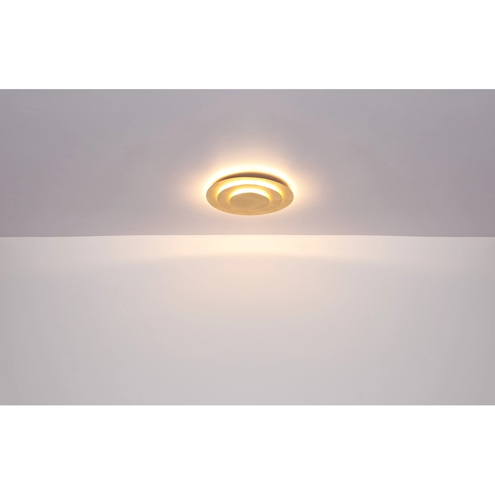 Golden ceiling lamp Heda Ø 18cm Globo 9007371458523