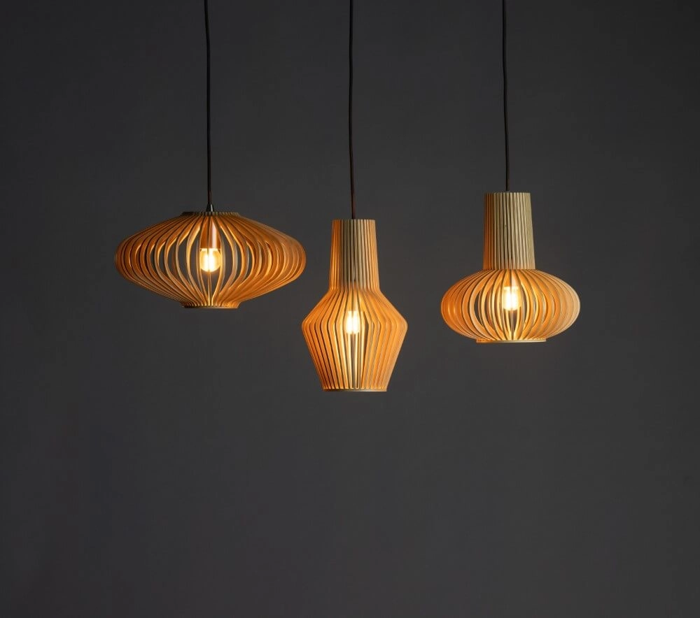 Wooden pendant lamp Tess design ETH 8720195307495