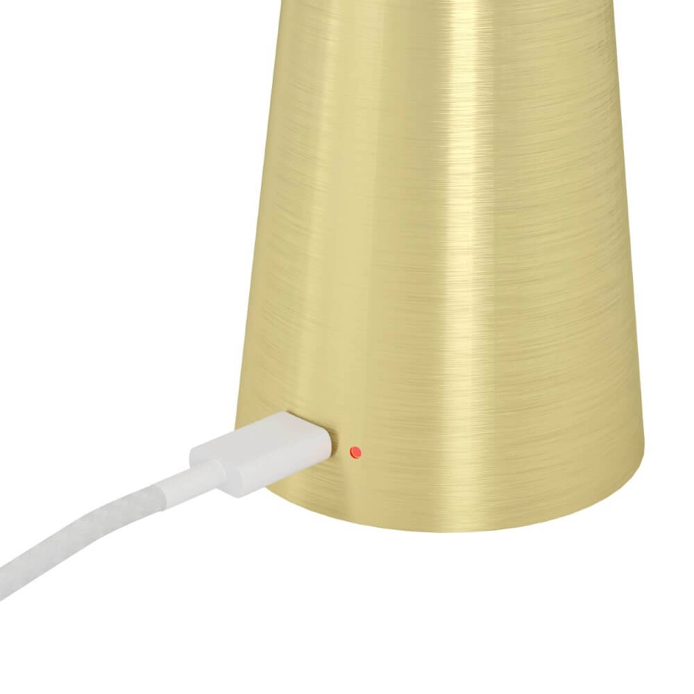 Yellow copper table lamp Piccola Ø 13cm Eglo 9008606277780