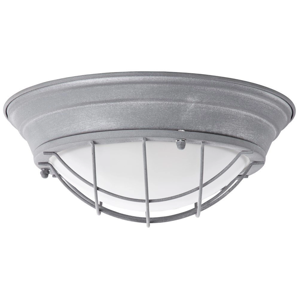 Country ceiling light Typhoon Ø 35cm concrete grey