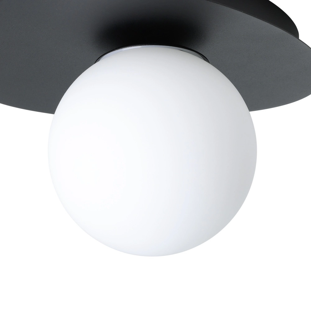 Ceiling lamp Castrovido Single Black Eglo 9008606360680