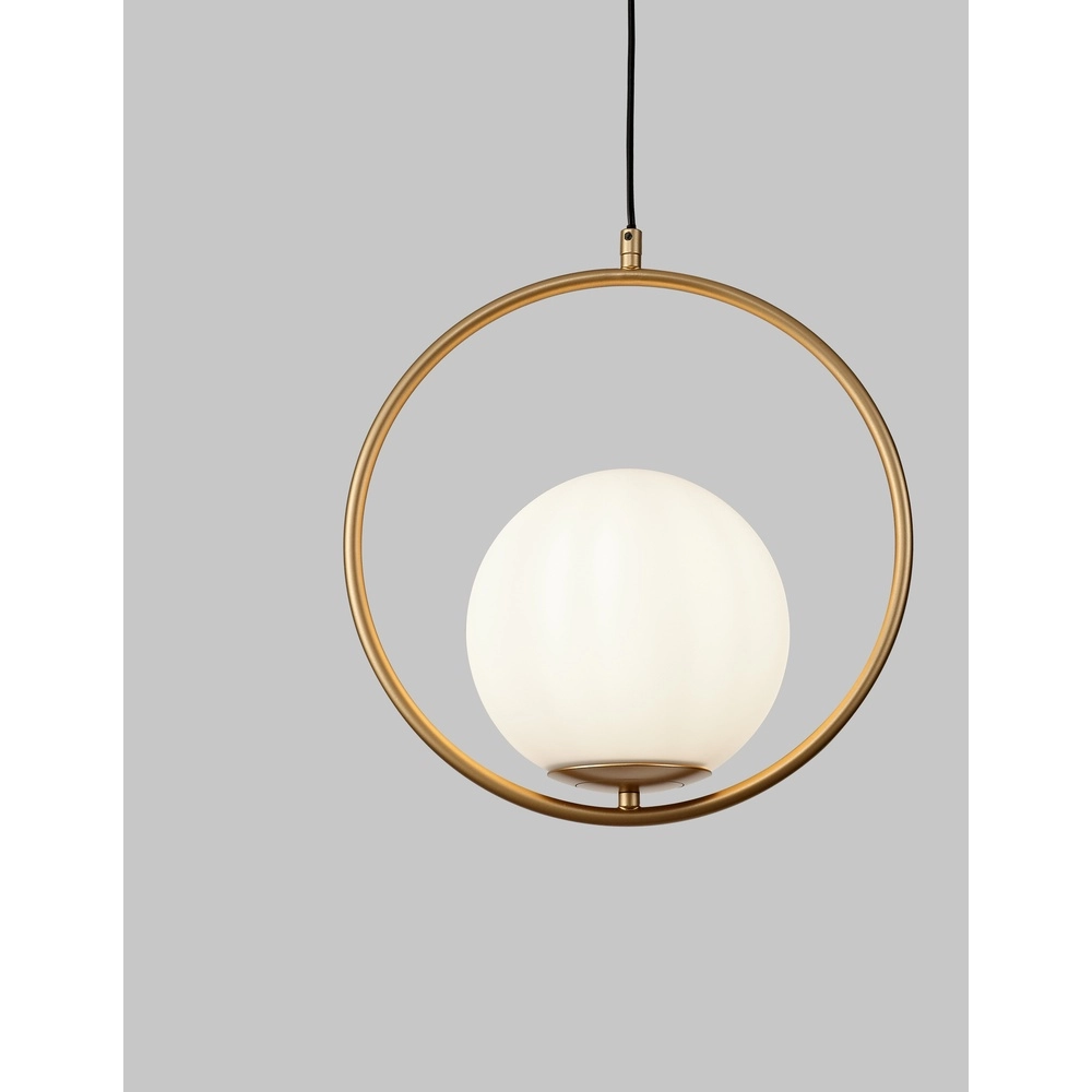 Design pendant lamp Obitar Only round gold