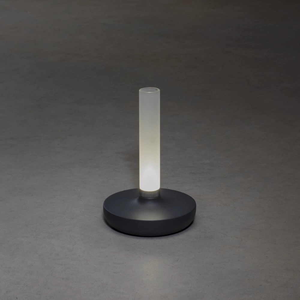 Rechargeable table lamp Biarritz anthracite KonstSmide 7318308273730