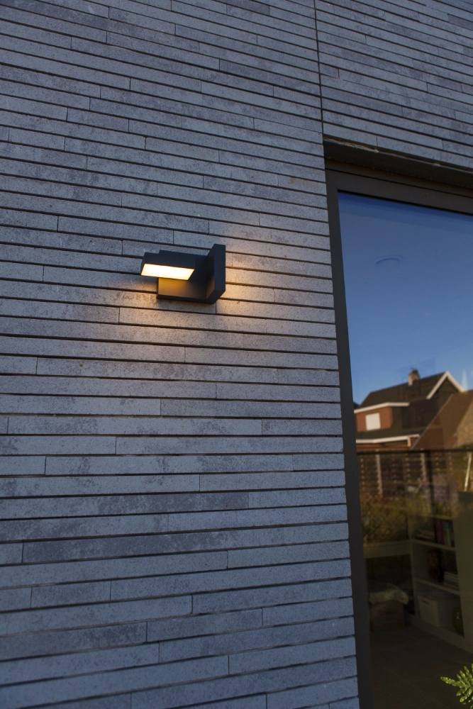 Unique wall lamp Twisto grey Lutec 6939412018157