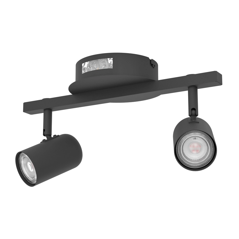 Surface-mounted spot Montemurro 2-light black Eglo 9008606392216