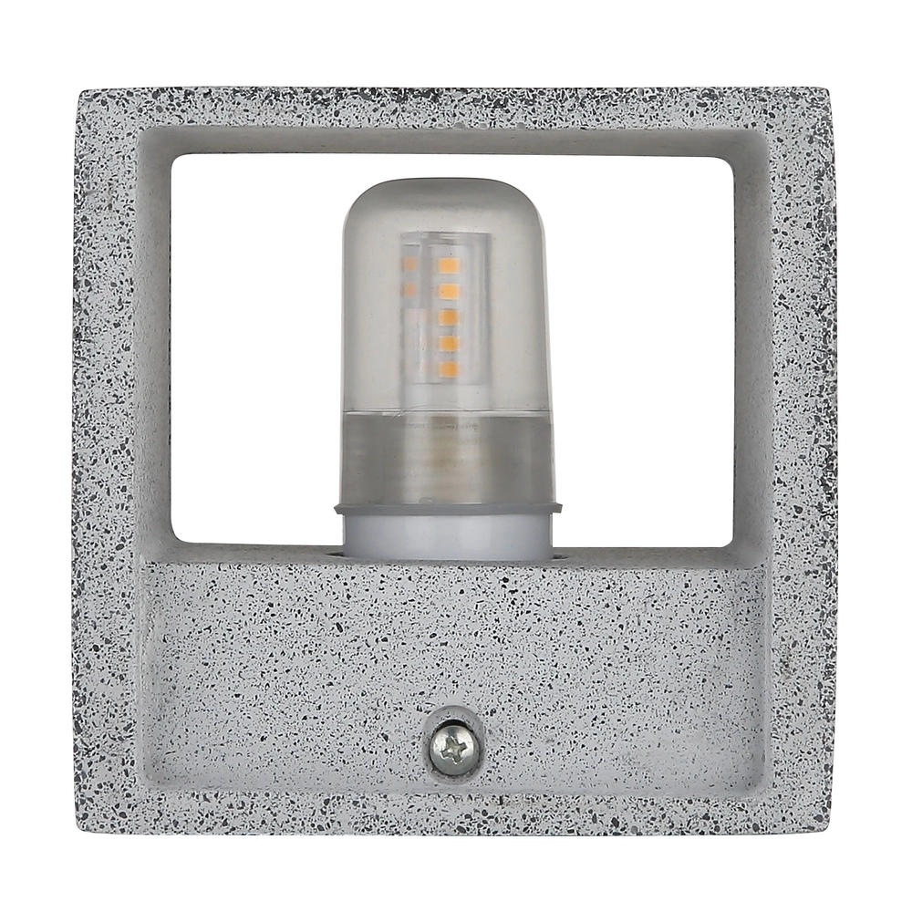 Modern wall lamp Ferguson square grey Globo 9007371592913