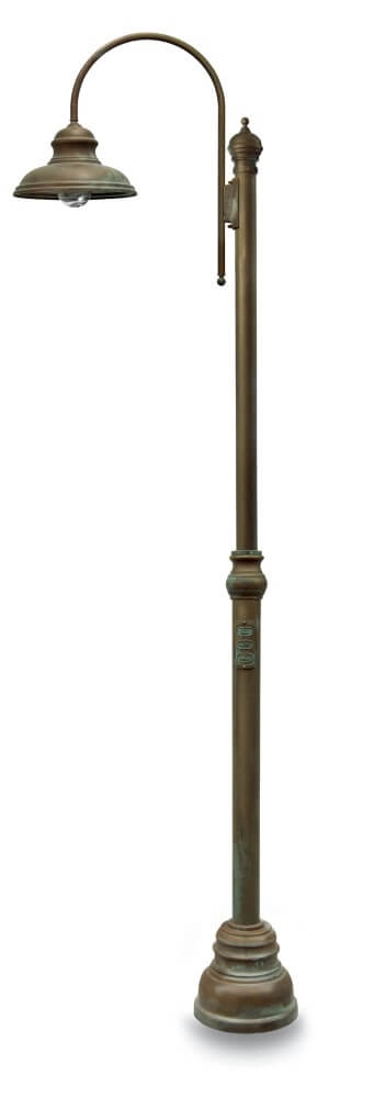 Floor lamp Mill M - aged brass