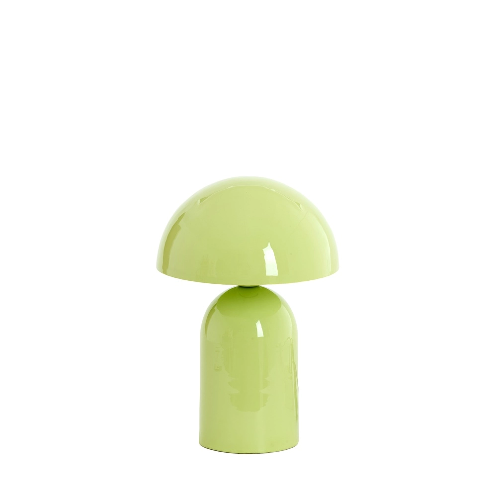 Mushroom table lamp Tolima gloss light green - Ø 31cm