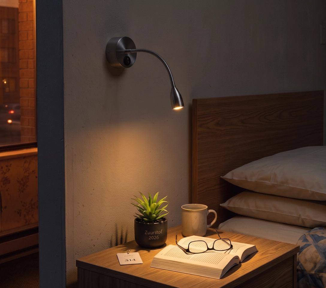 Bedside lamp Flex chromium