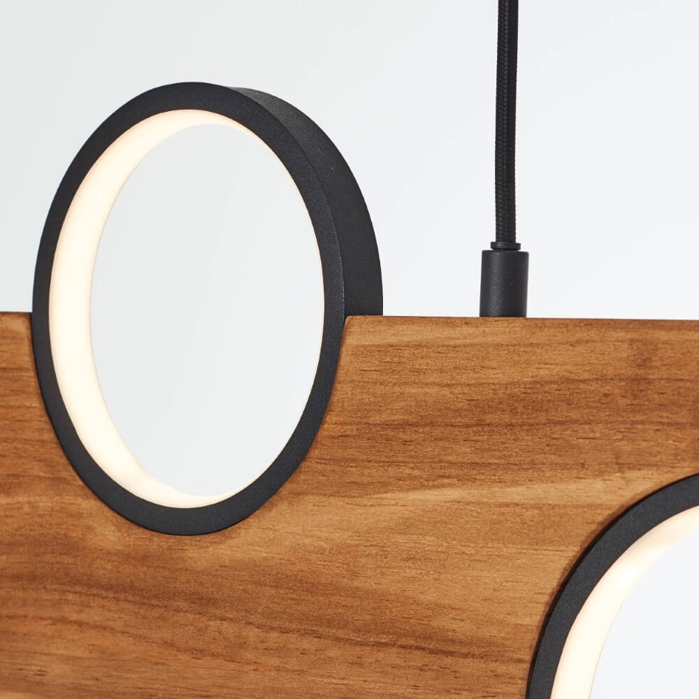 Hanging lamp Cheesy wood Brilliant 4004353429644