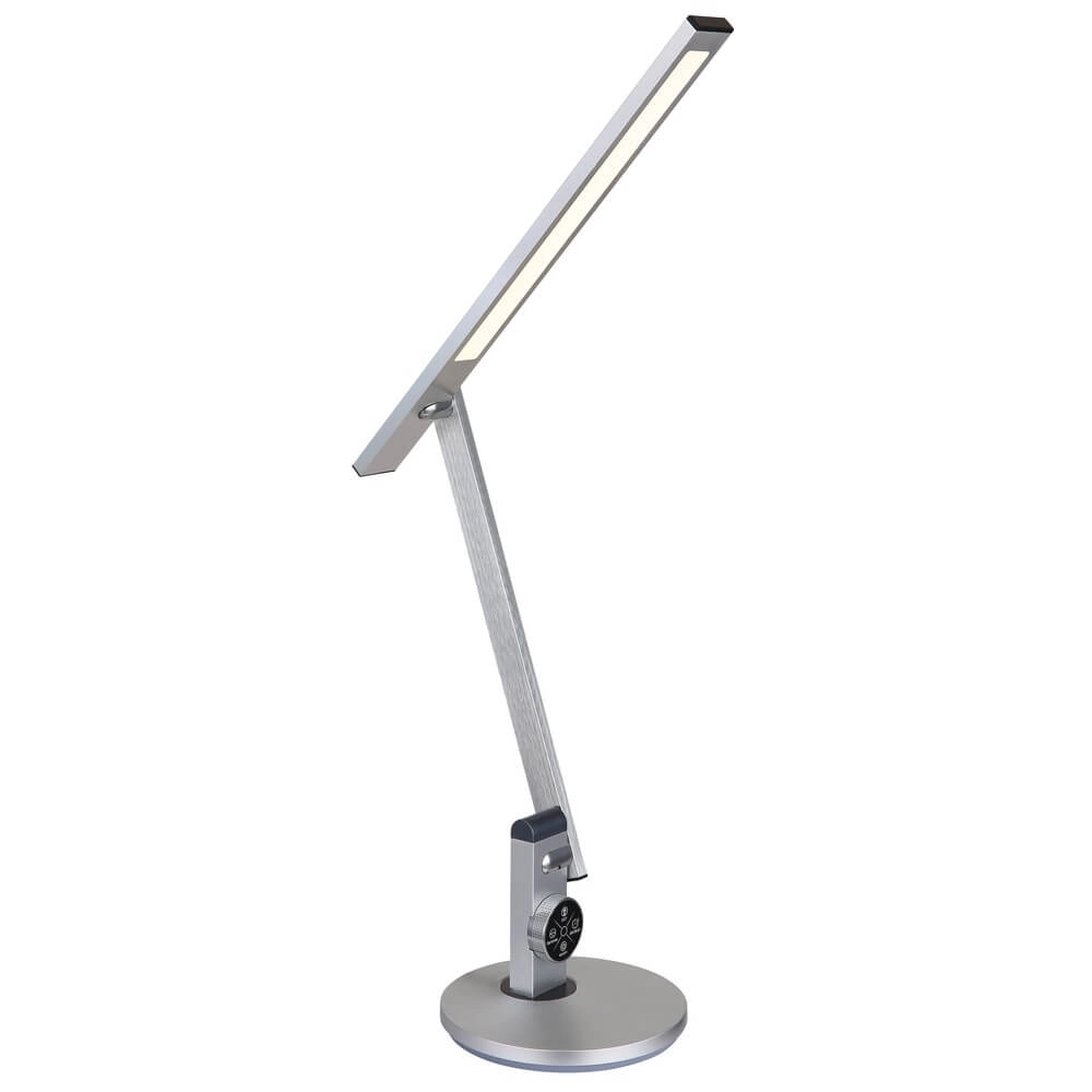 Desk lamp Solana silver grey