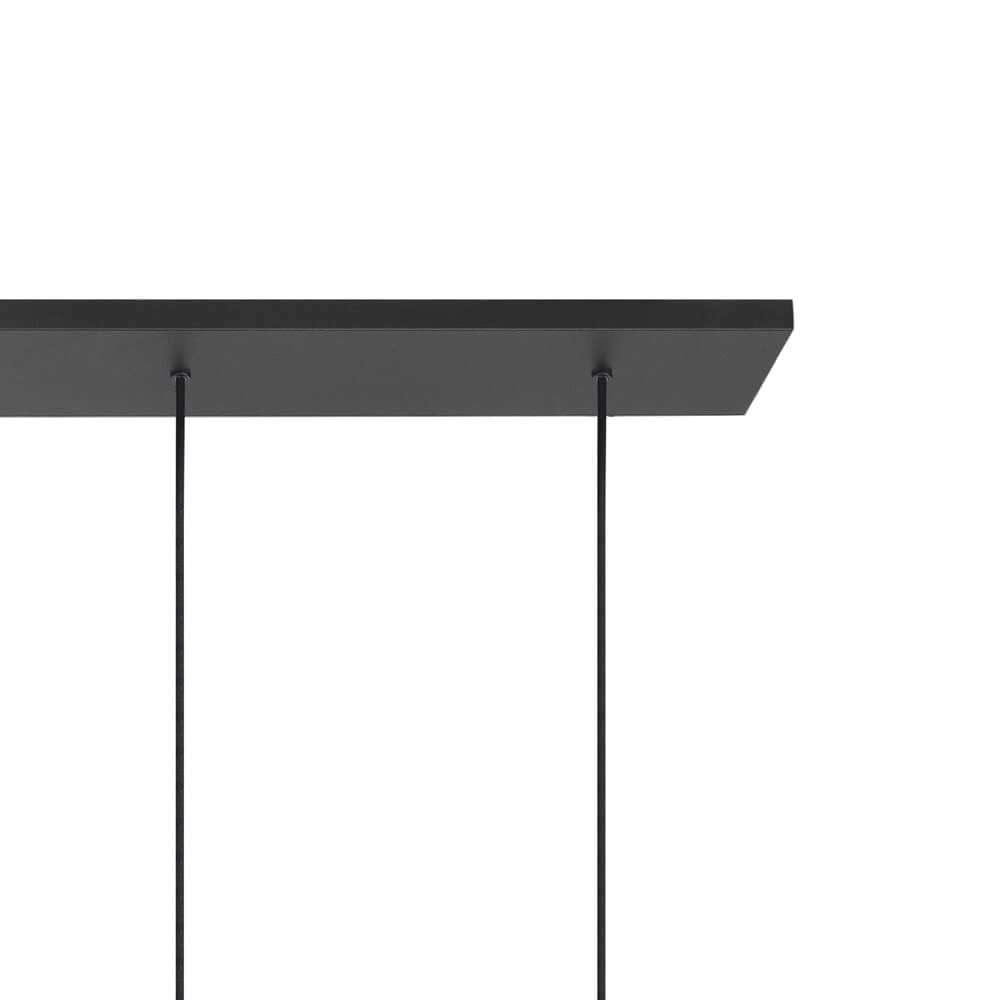 Hanging lamp Perugia black - 3x E27 - 2x GU10 Highlight 8718379046964