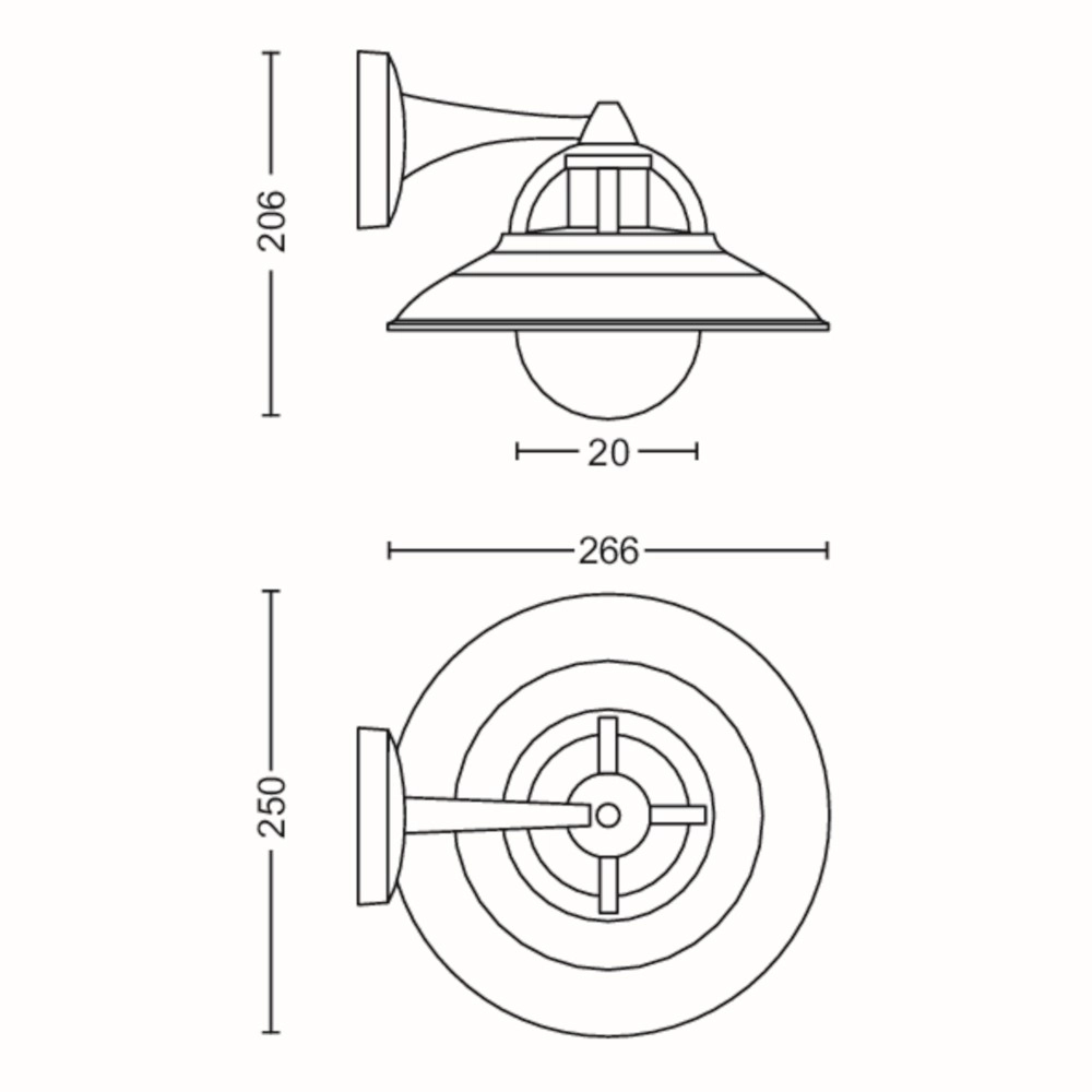 Wall lamp Cormorant Philips 8718696165836