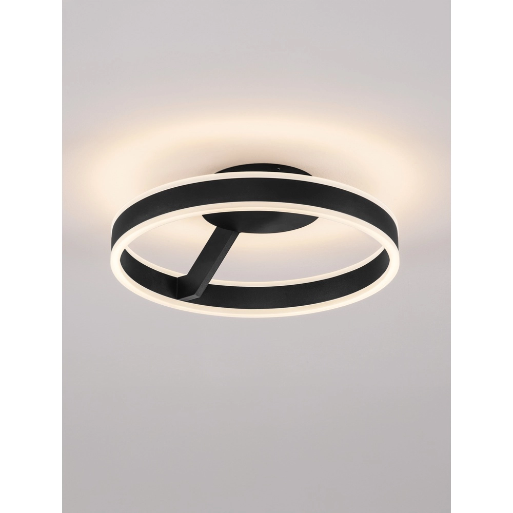 Ceiling lamp Bianco black Ø 40cm Lyora 5212017473813
