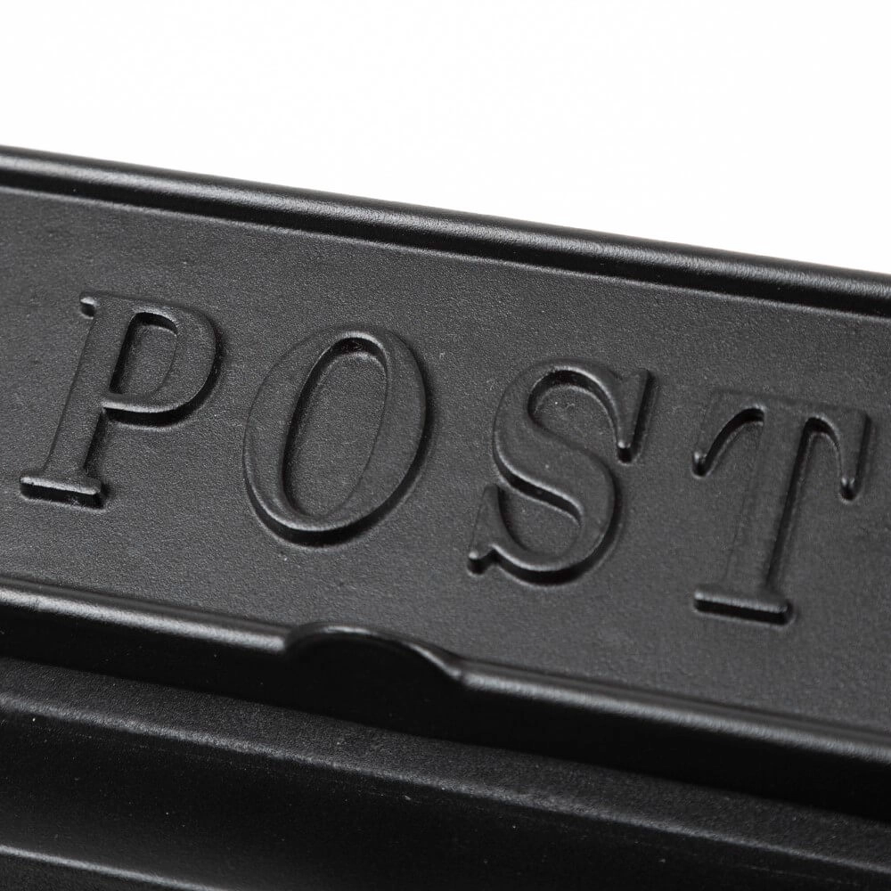 Black mailbox Postbox B6 KS Verlichting 8714732171342