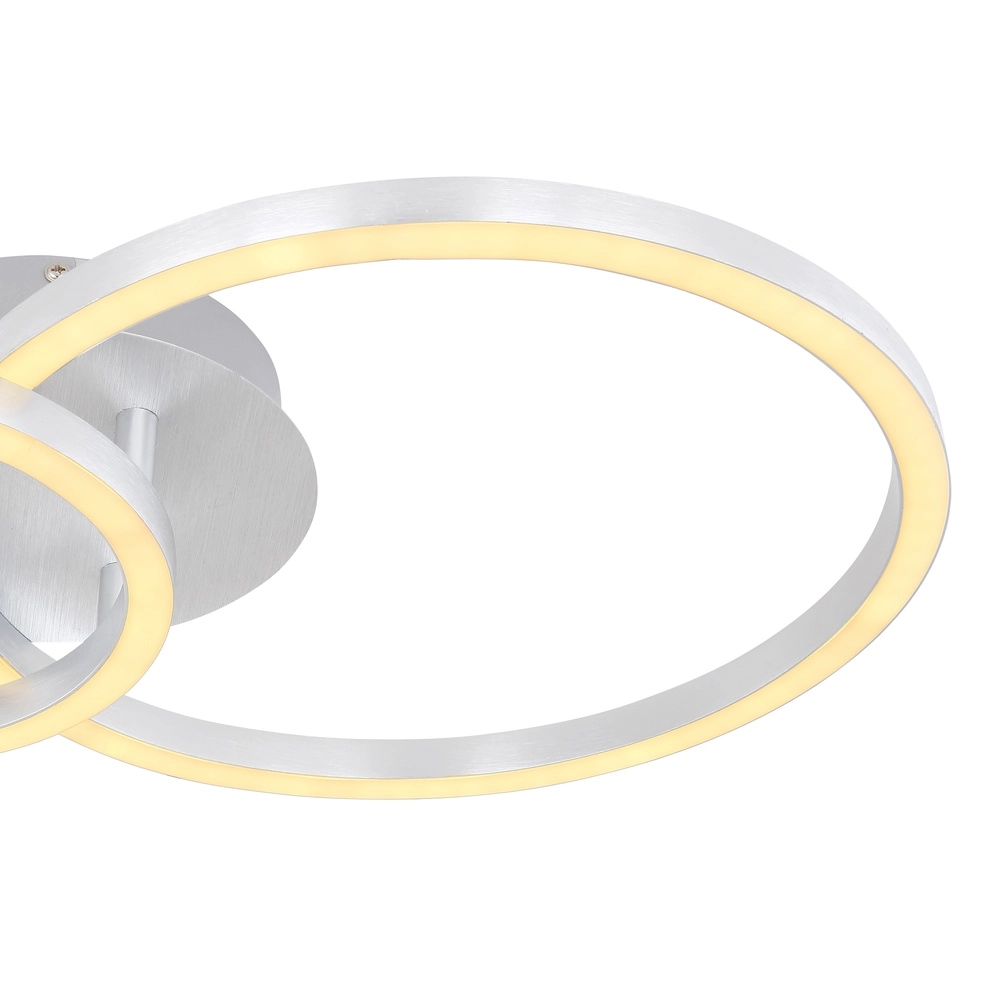 Modern ceiling lamp Reggy Stainless steel Globo 9007371427307