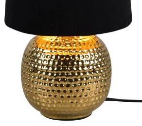 Twilight lamp Sophia black with gold Trio 4017807524383