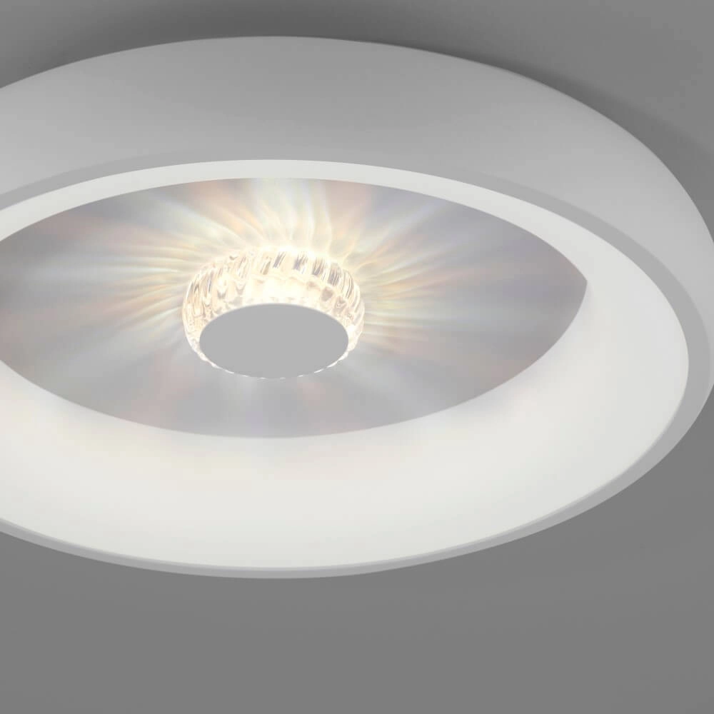 Round ceiling lamp Vertigo white Ø 46,5cm Just Light 4043689994709