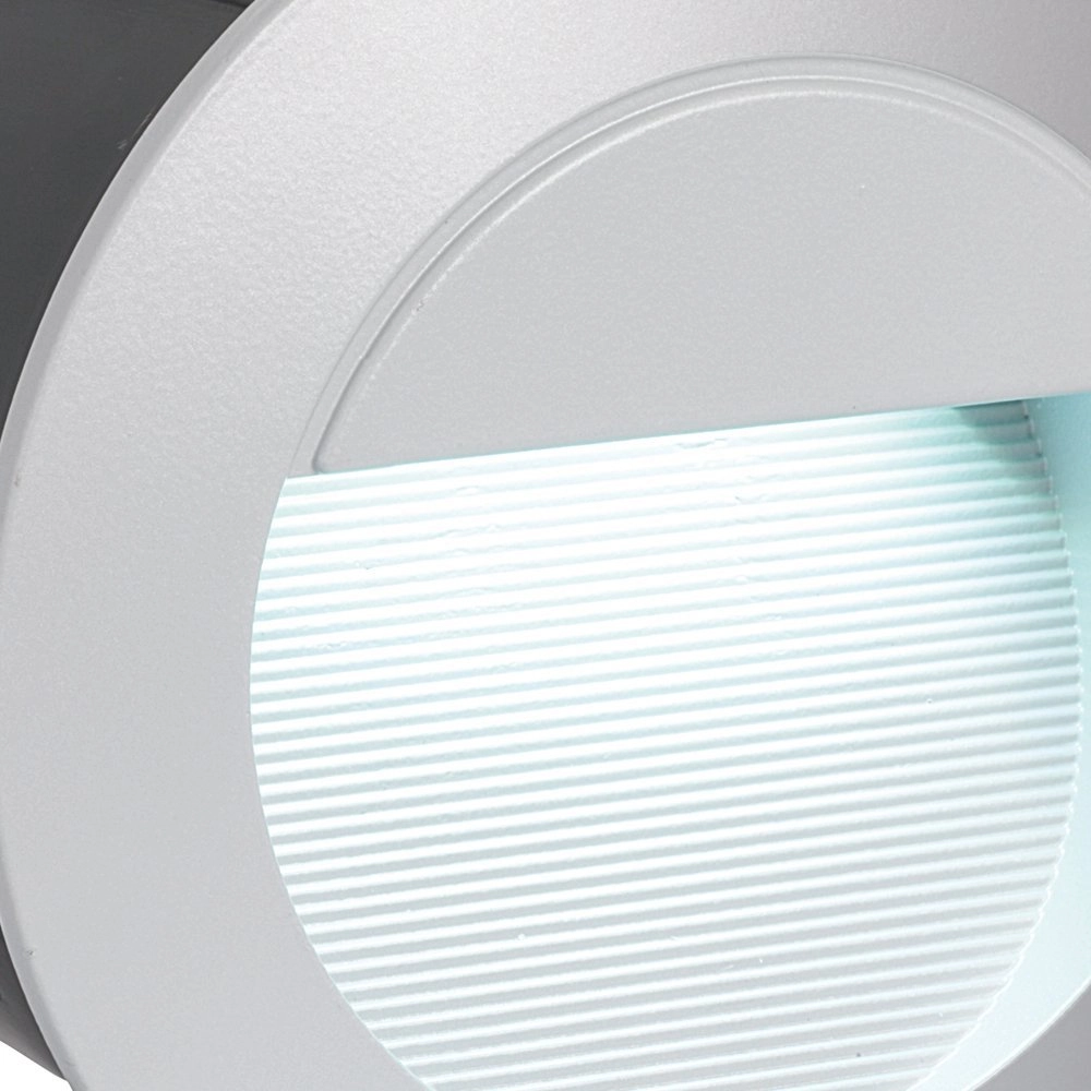 Led recessed wall light Zimba Round LED grey Eglo 9002759952334