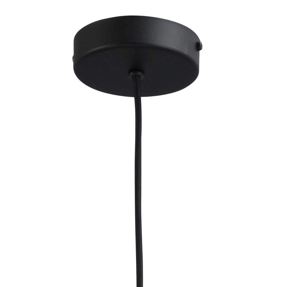 Black pendant hanging lamp Bounty with round glass Masterlight 8718121248431