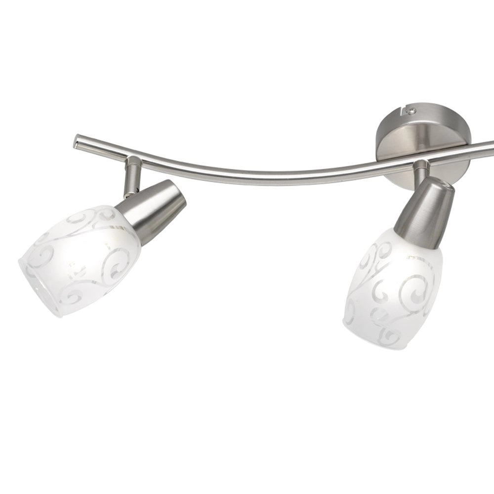 Ceiling light Colmar 3-light nickel matt Trio 4017807305173