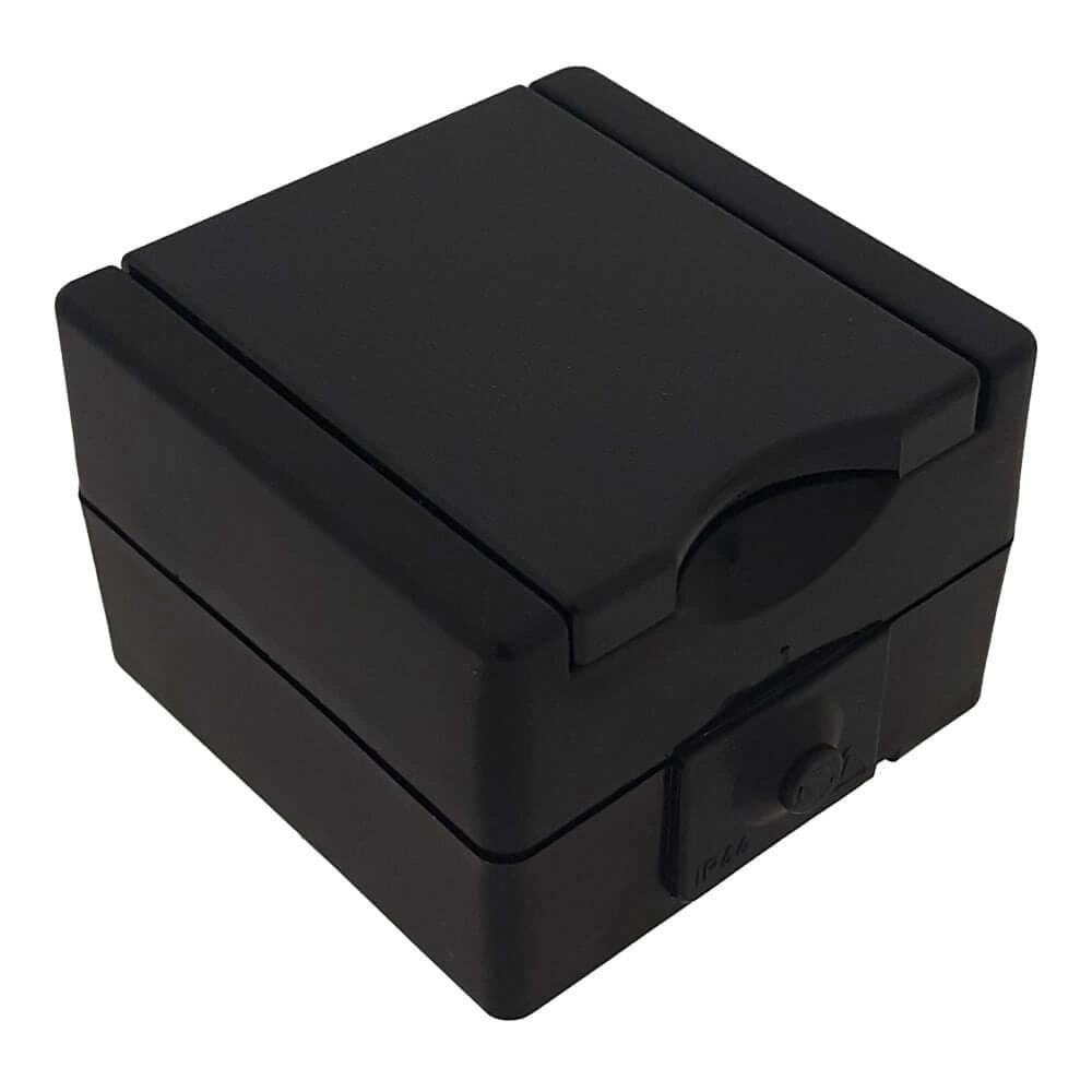 Socket ProAQA earthing black Lyora 4008224658898