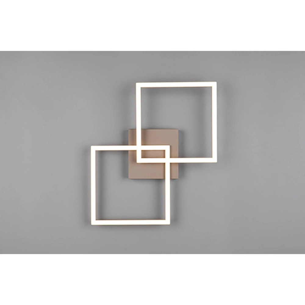 Modern ceiling lamp Trail 60cm sand brown