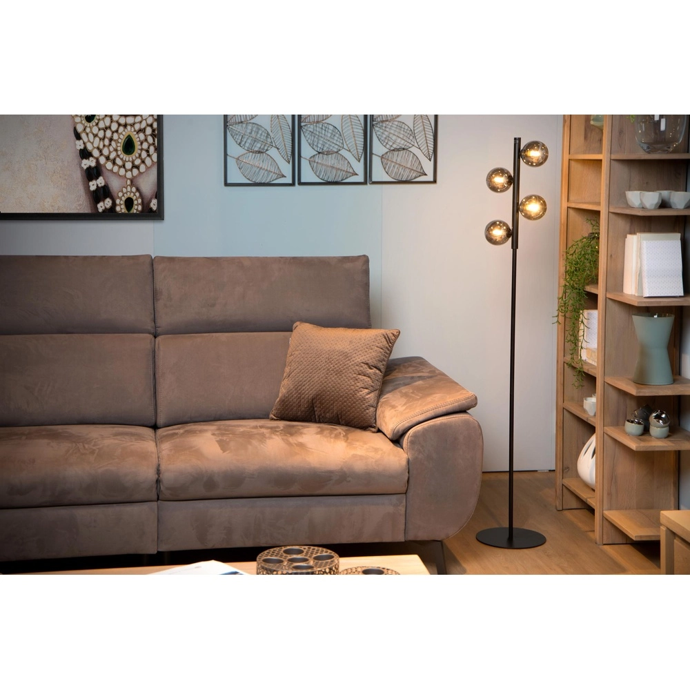 Floor lamp Tycho Black Lucide 5411212450999